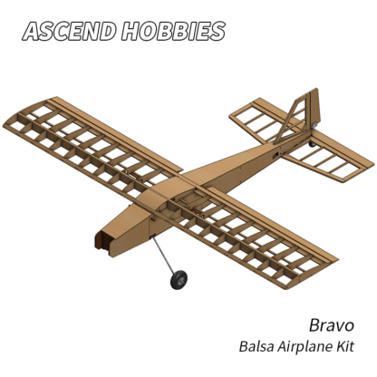 Bravo – Radio Control Trainer Balsa Airplane Kit