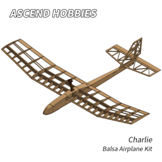 Charlie – Radio Control Glider Balsa Airplane Kit